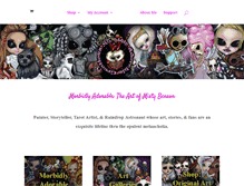 Tablet Screenshot of morbidlyadorable.com